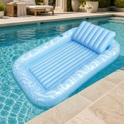 Comfortable Inflatable Pool Float with Practical Features