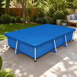 Reliable Blue PE Pool Cover for Your Above Ground Pool
