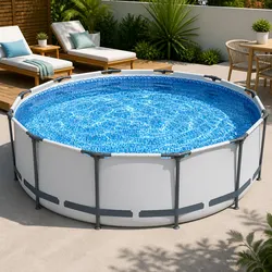 Reliable 366cm Round Above Ground Pool for Family Use