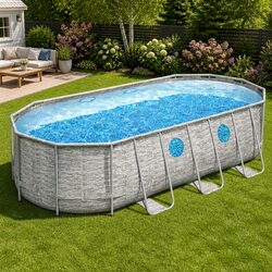 Reliable Above Ground Pool with Essential Accessories