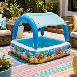 Comforting Inflatable Swimming Pool for Kids' Enjoyment