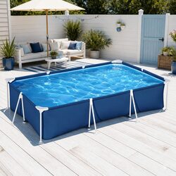 Reliable Above Ground Swimming Pool 300x201x66cm with Pump