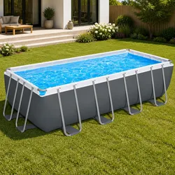 Family-Friendly Above Ground Swimming Pool 488x244cm