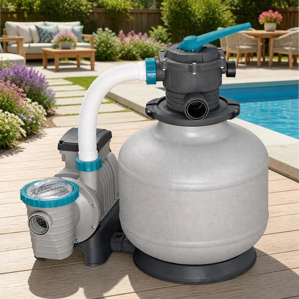 Sand Filter Pool Pump 11355L/H Above Ground Swimming Pools Water Filtration