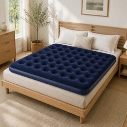 Air Mattress King 2.03m Inflatable Bed Adults Guest Indoor Outdoor Sleep
