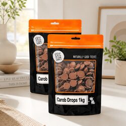 Delicious Carob Buttons for Dogs 1kg x 2 Pack