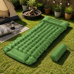 Value-Packed Self-Inflating Sleeping Mat with Pillow