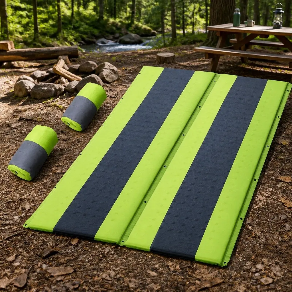 Self Inflating Camping Mat Set for Comfort