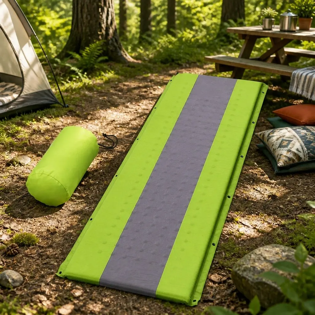 Self-Inflating Sleeping Mat in Green
