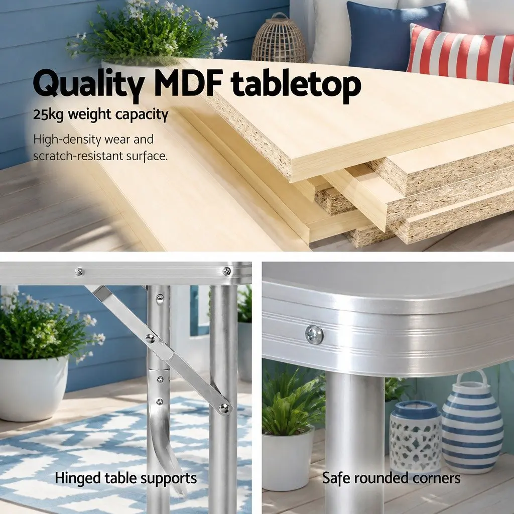 Folding Camping Table 90cm