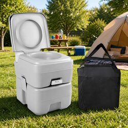 Reliable 20L Camping Toilet for Outdoor Adventures