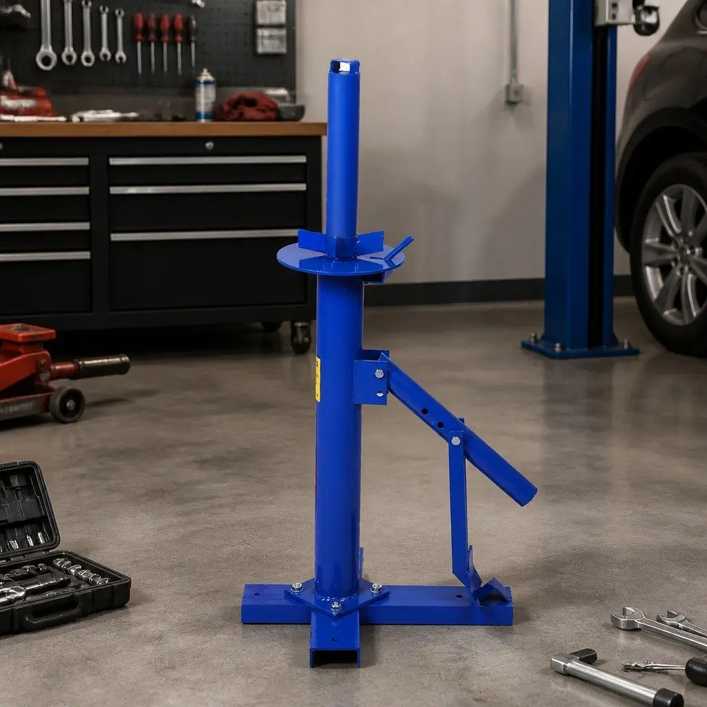 Motorcycle Tire Changer Tool Manual Pry Bar 8"-18" Rim Steel Blue
