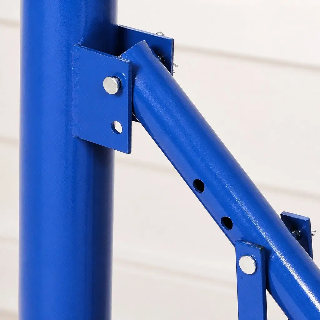 Motorcycle Tire Changer Tool Manual Pry Bar 8"-18" Rim Steel Blue