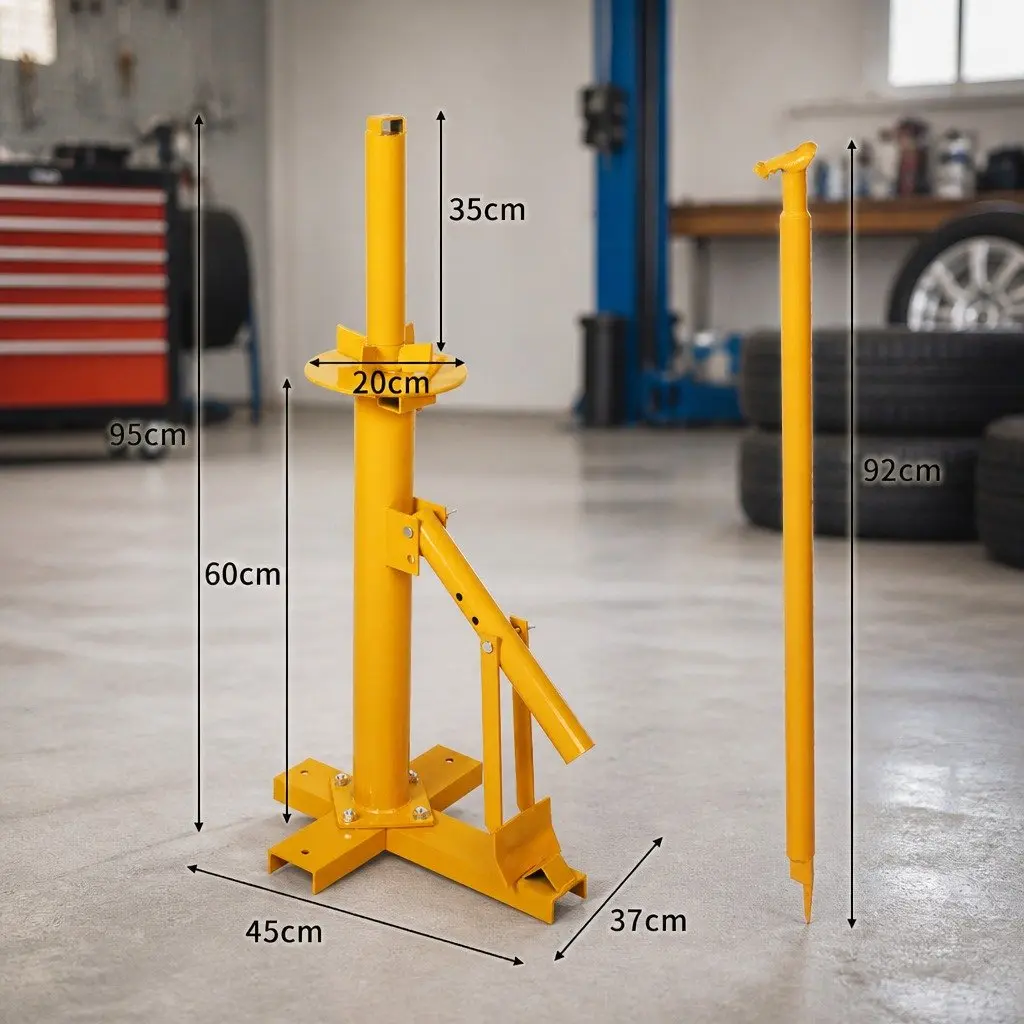 Manual Tyre Changer Tool Steel Heavy Duty Tire Change Equipment 8-18 inch Yellow