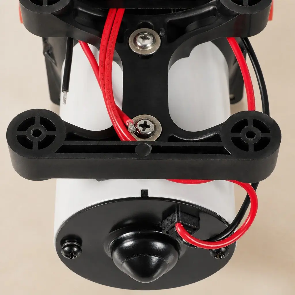 Water Pump Self-Priming High Pressure 12V Portable Diaphragm Shower Orange White Black