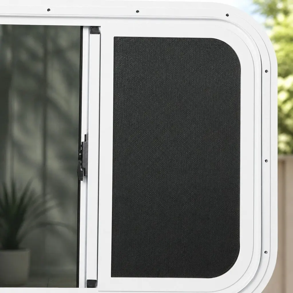 Caravan Sliding Window RV Motorhome Camper 600mm x 500mm Tempered Glass