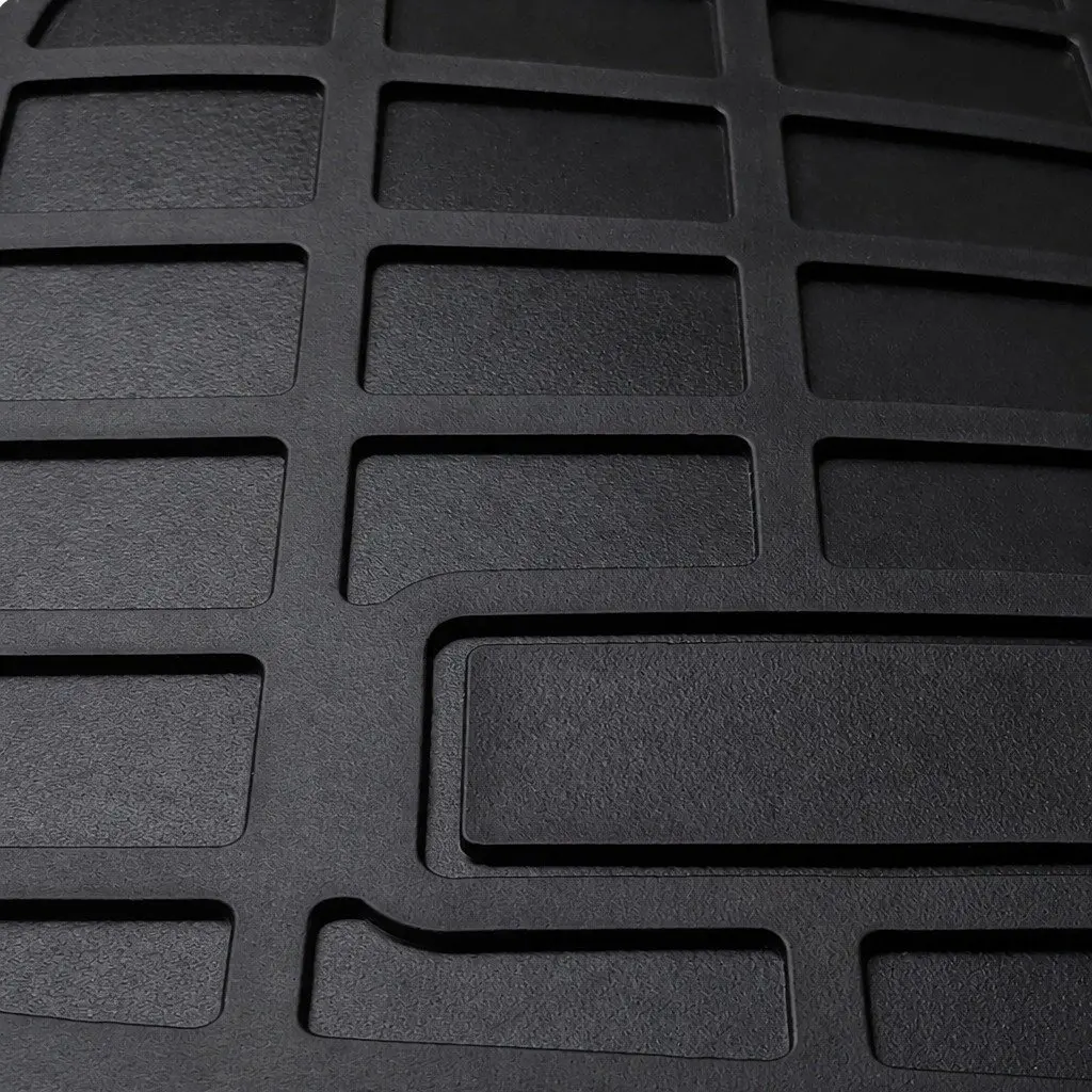 Car Floor Mats Custom Fit for Tesla Model Y Front Rear Boot Toolbox Liner Black TPE Mat