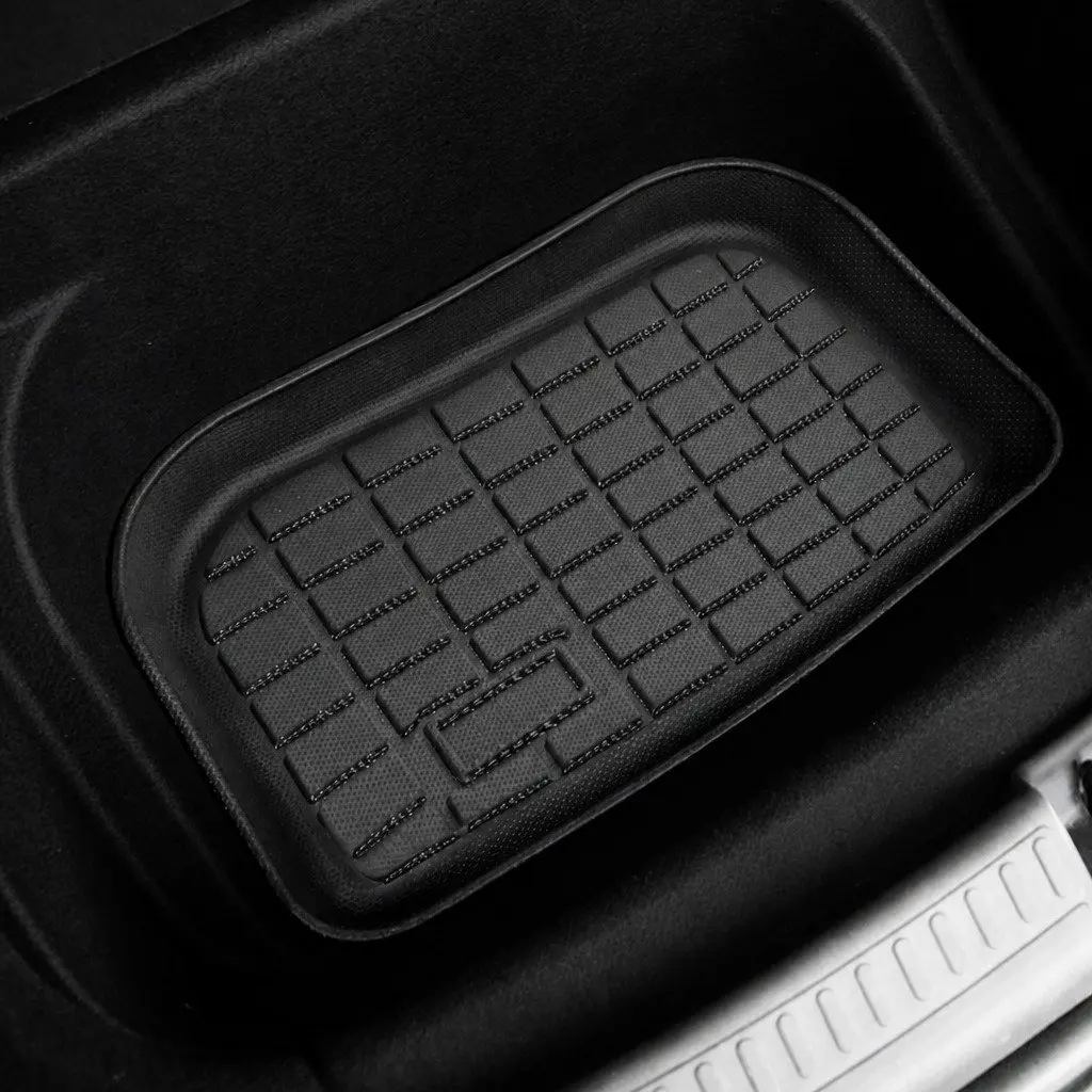 Car Floor Mats Custom Fit for Tesla Model Y Front Rear Boot Toolbox Liner Black TPE Mat