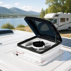 Reliable 12V Roof Vent Hatch with Fan & LED Lighting