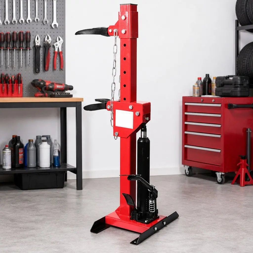 3T Hydraulic Coil Spring Compressor Foot Pedal Strut Auto DIY Tool Kit