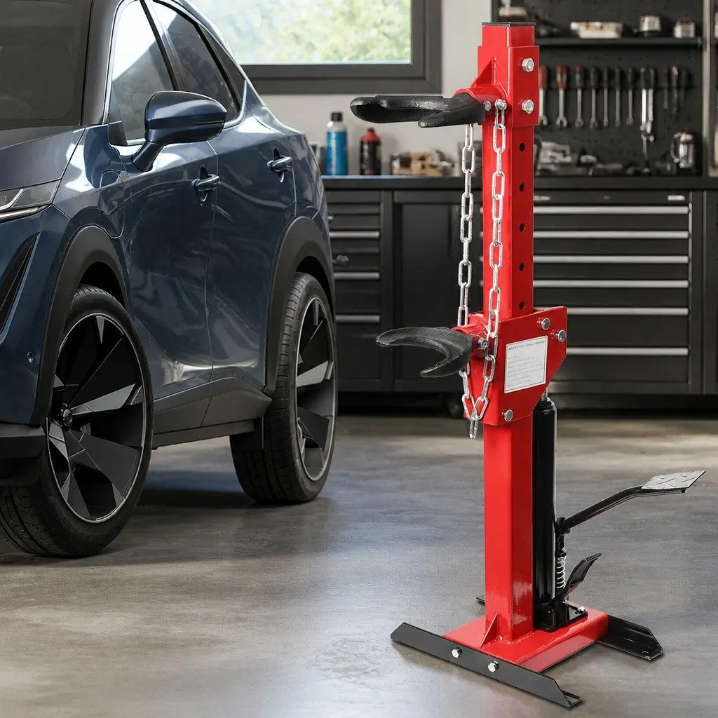 3T Hydraulic Coil Spring Compressor Foot Pedal Strut Auto DIY Tool Kit