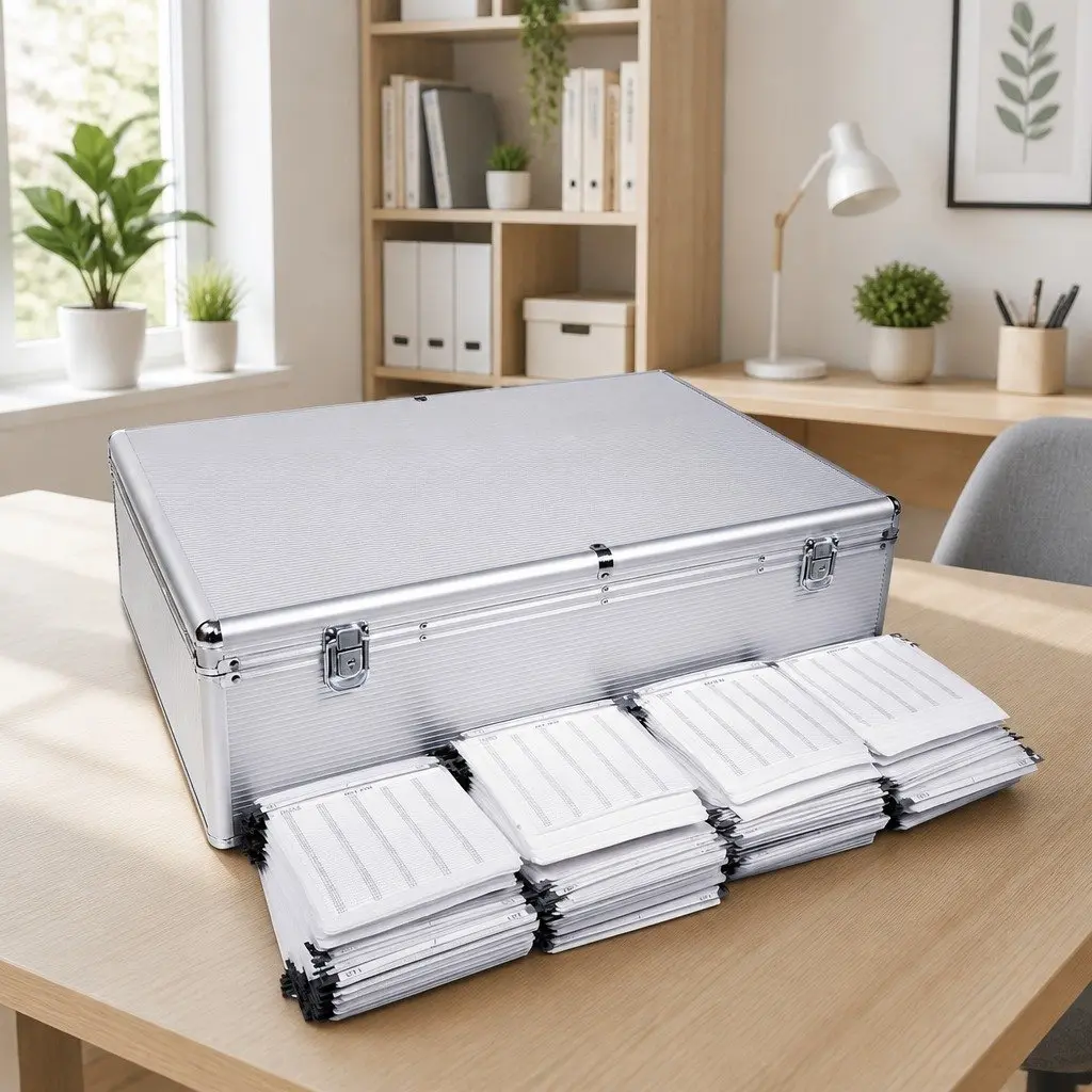 CD DVD Storage Box for 1000 Discs, Durable and Secure
