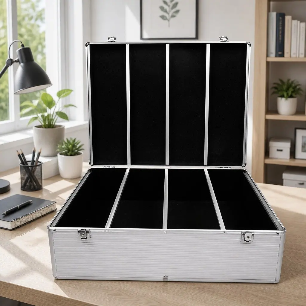 CD DVD Storage Box for 1000 Discs, Durable and Secure