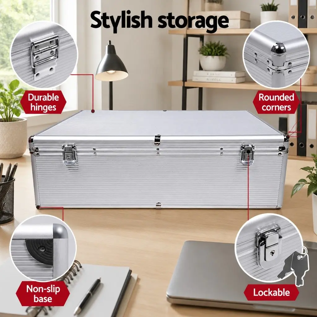 CD DVD Storage Box for 1000 Discs, Durable and Secure