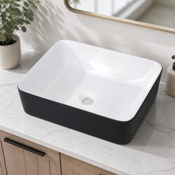 Reliable Oval Ceramic Basin for Bathroom Use