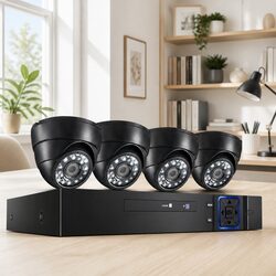 Reliable 1080P 4CH DVR Security System for Peace of Mind