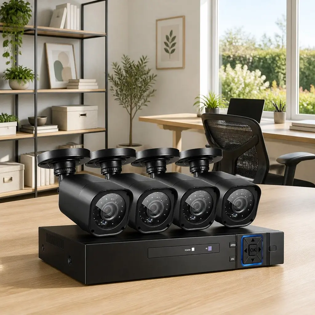 4CH DVR Camera System with Night Vision