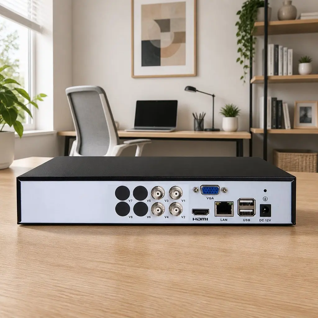 4 Channel 1080N DVR CCTV Video Recorder Security System Remote Access Black