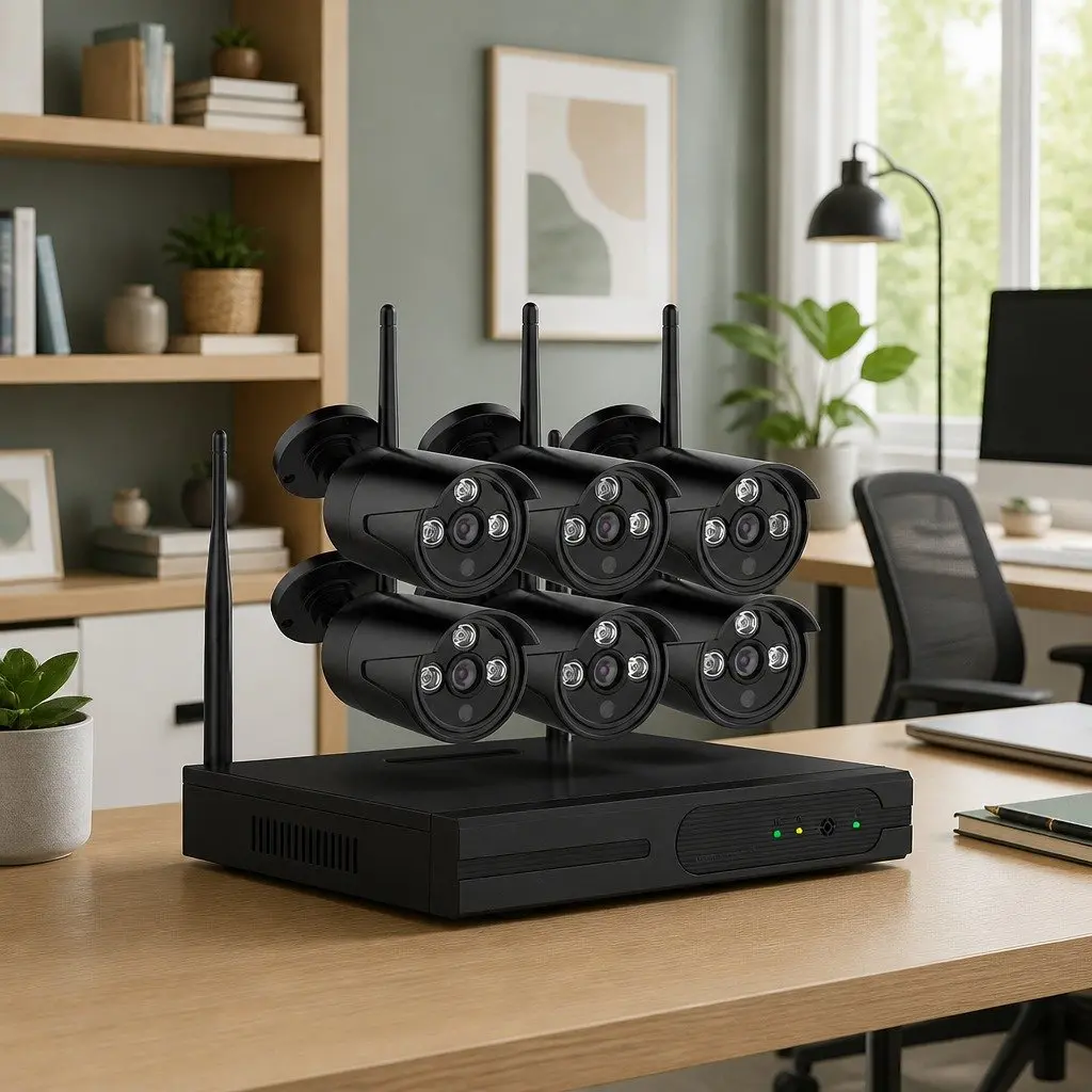 Wireless CCTV Security System with 3MP Cameras