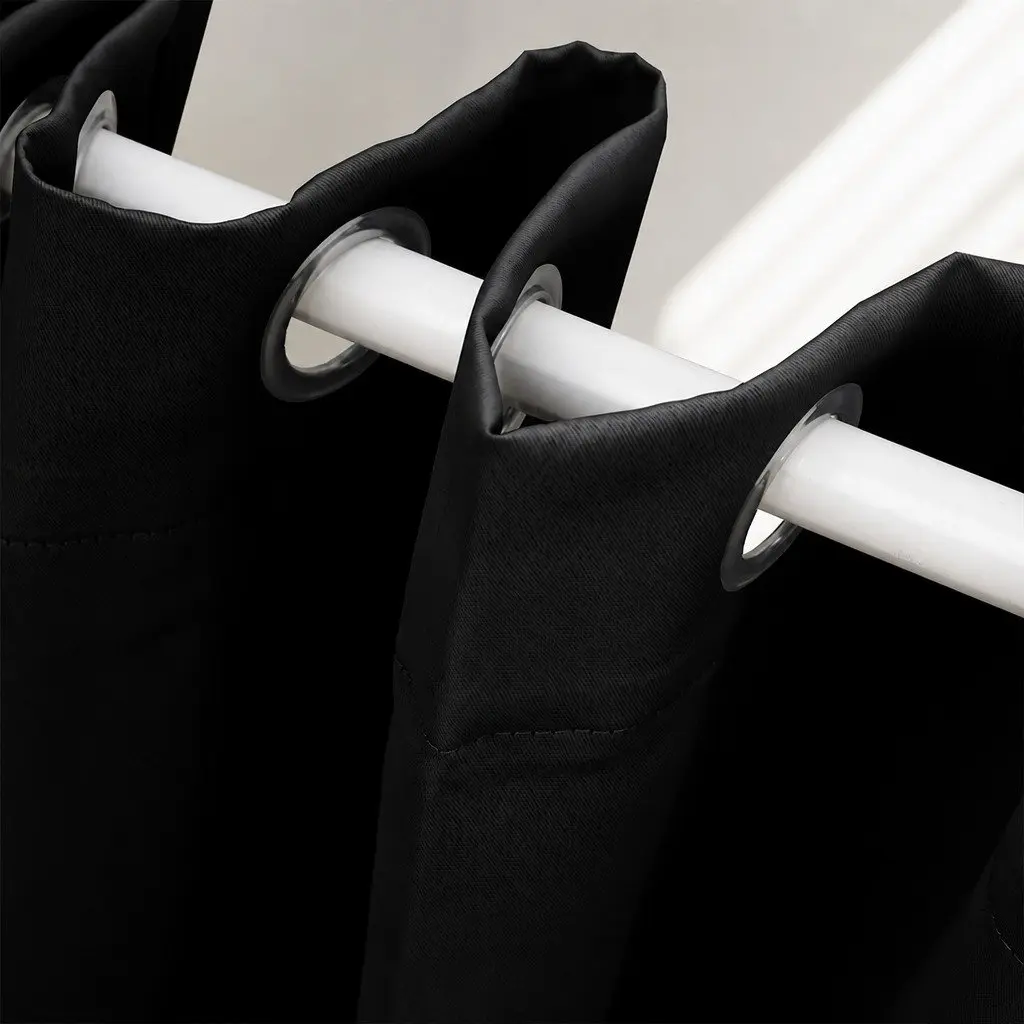 Blockout Curtain Panels Noise Reduction 2 Piece 132cm 140cm 180cm 240cm 300cm 160cm 213cm 230cm Avocado Beige Black Royal Blue Charcoal Eggplant Grey