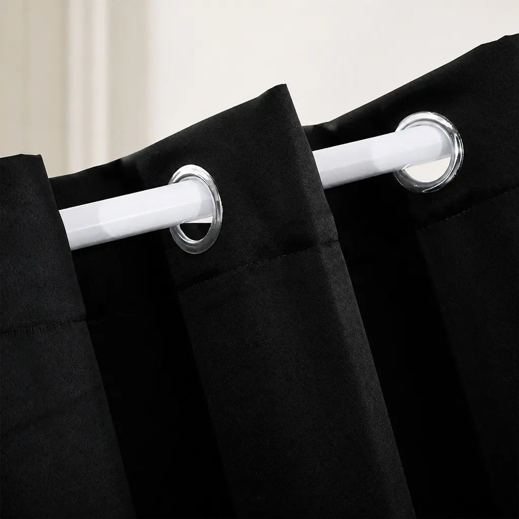 Blockout Curtain Panels Noise Reduction 2 Piece 132cm 140cm 180cm 240cm 300cm 160cm 213cm 230cm Avocado Beige Black Royal Blue Charcoal Eggplant Grey