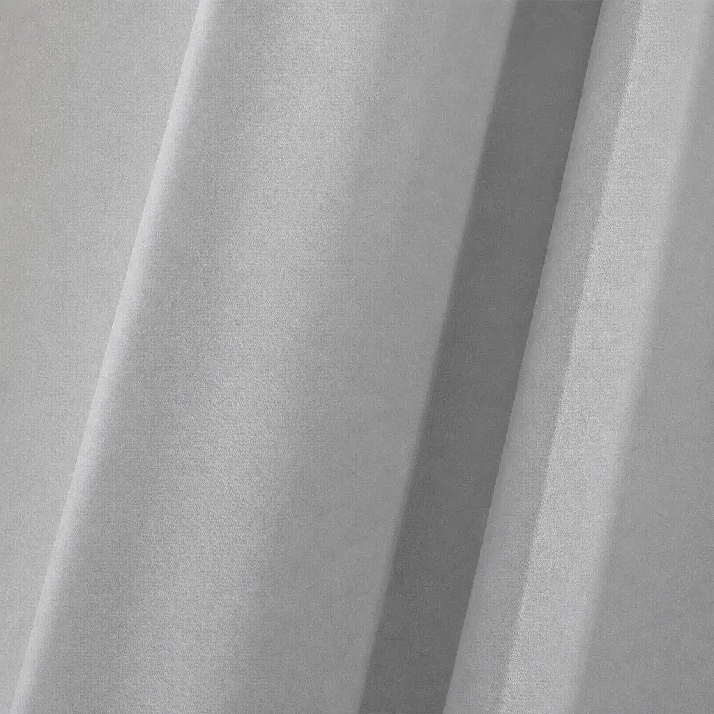 Blackout Curtain Panels Noise Insulation Heat Preservation 2 Piece Grey
