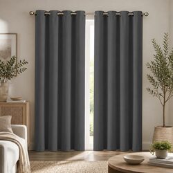 Charcoal Blackout Curtains: Practical and Stylish