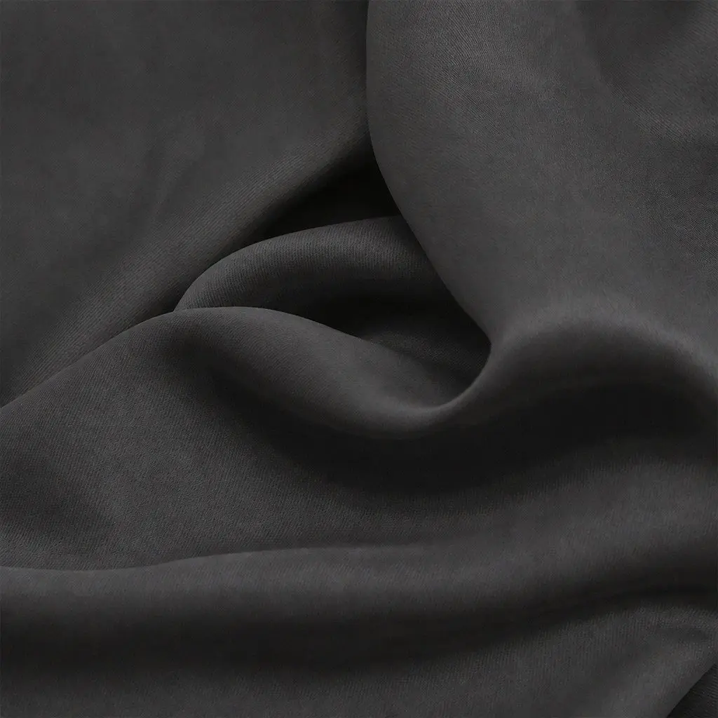Blackout Curtain Panels Noise Insulation Heat 2 Piece Charcoal