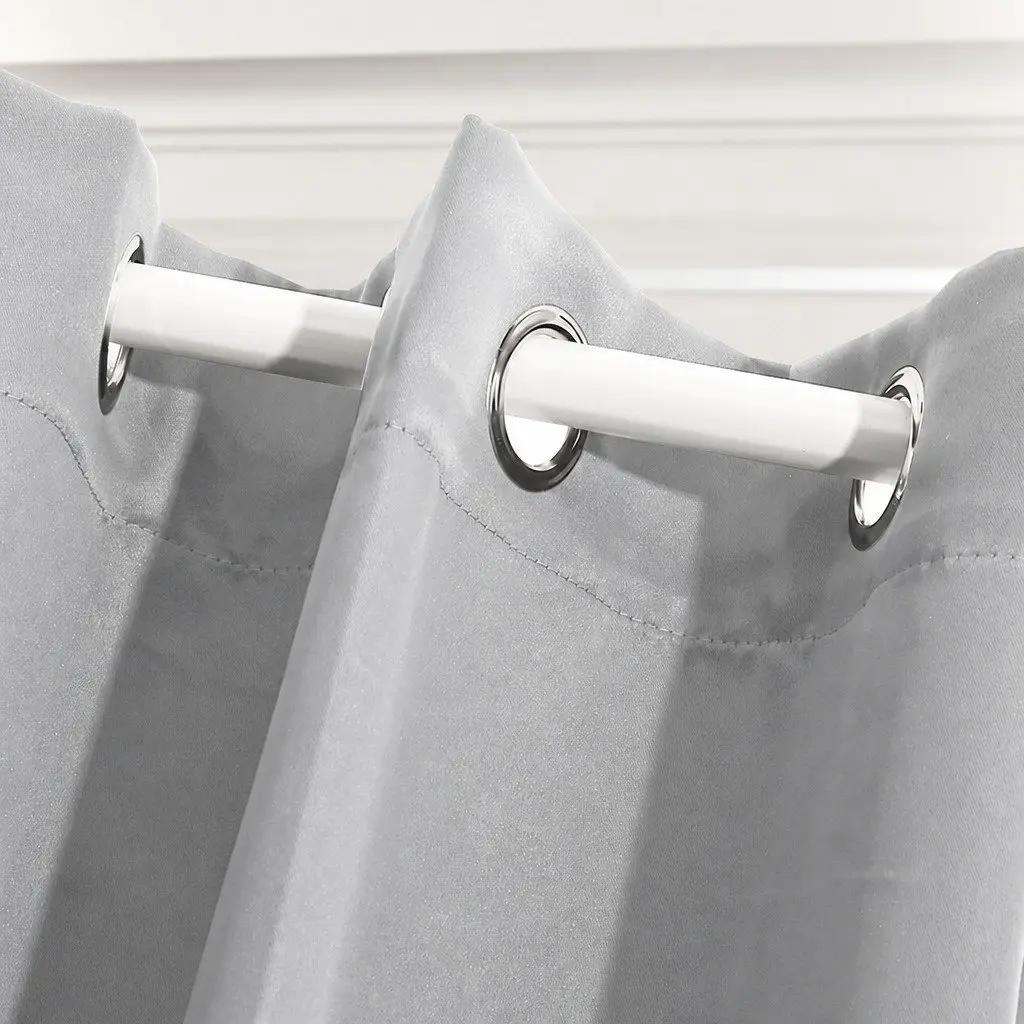 Blackout Curtain Panels Eyelet Noise Insulation Heat Preservation 2 Piece Various Sizes and Colours