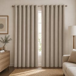 Practical Beige Blackout Curtain Panels for Your Home
