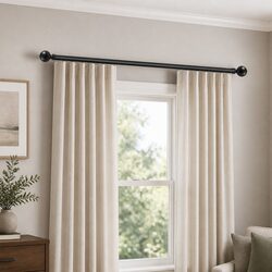 Reliable Steel Curtain Rods with Easy Installation