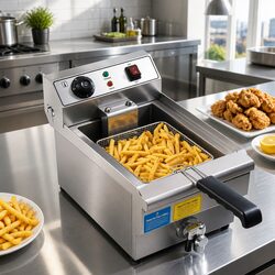 Value-Packed 10L Electric Deep Fryer with Stainless Steel Design