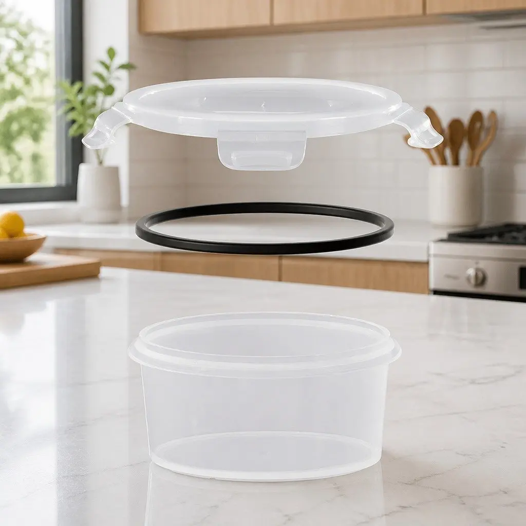 Food Storage Container Set 16-Piece Airtight Stackable Kitchen Pantry Organizer