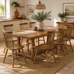 Sturdy and Practical Windsor-Style Dining Chairs