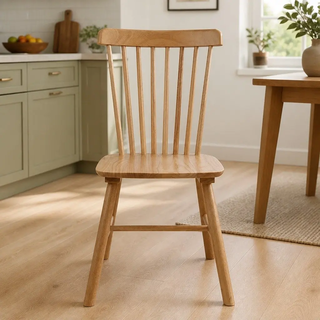Oak Wood Chairs for Dining and Kitchen Spaces