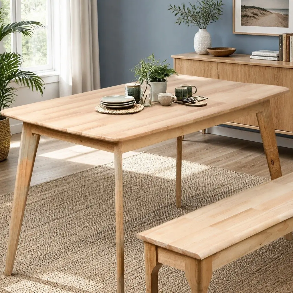 Solid Wood Dining Table for Family Moments