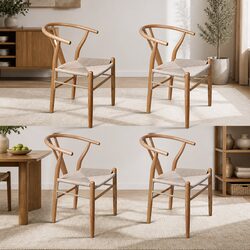 Practical and Reliable Dining Chairs Set of 4