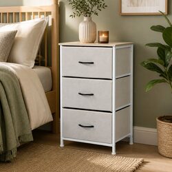 Comforting Storage Solution: 3-Drawer Chest for Your Home