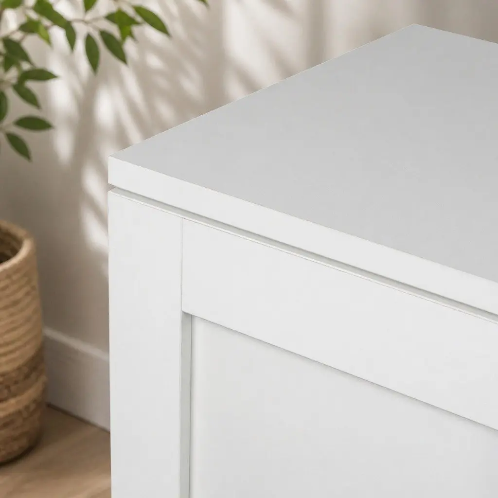 White Buffet Sideboard with Ample Storage
