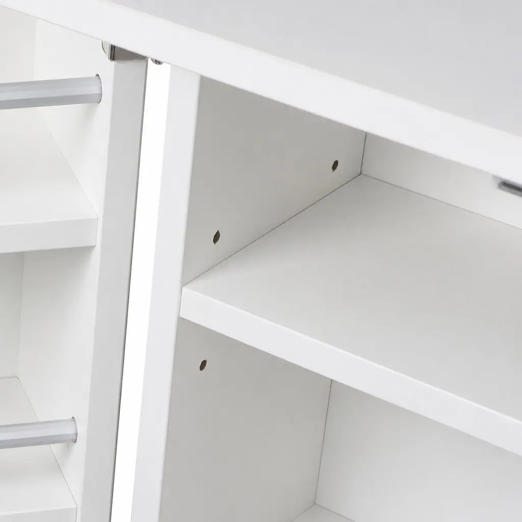 White Buffet Sideboard with Ample Storage